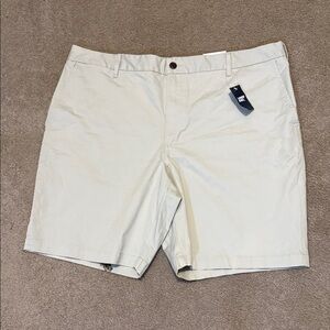 Men's Land’s End Classic Flat Front Khaki Shorts